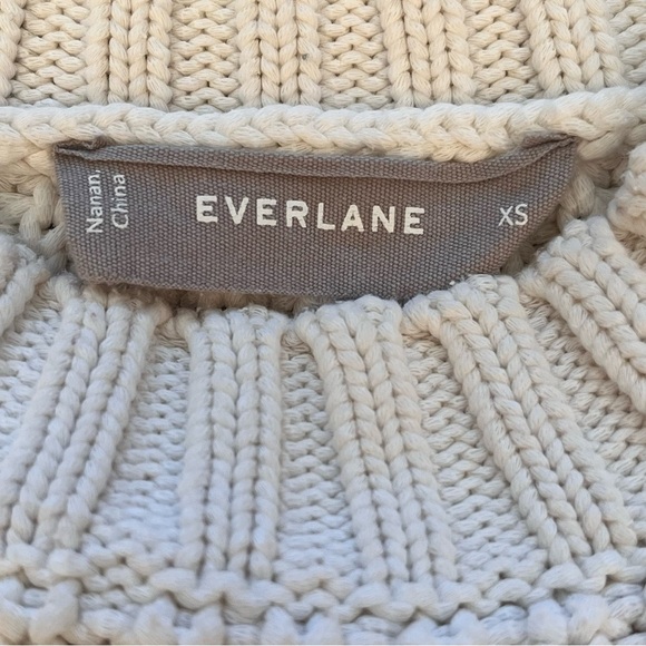 Everlane The Texture Chunky Cable Knit Sweater Size XS - Picture 6 of 7